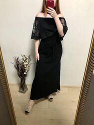 Платье с оборкой из прошвы Care of You, Франция