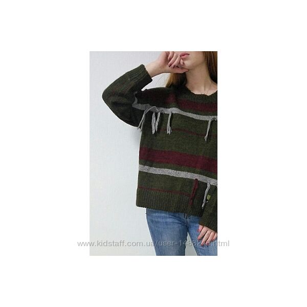 Свитер в полоску с китицами Wiya, Италия