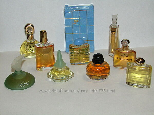Коллекция винтажной парфюмерии в мини - версиях. Мужские  и женские ароматы