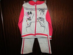 Детский спортивный костюм для девочки 5 - 7 лет . Турция