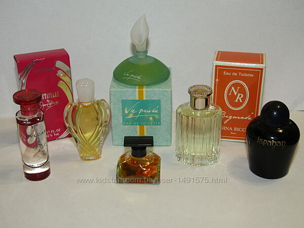 Шикарный набор   винтажных  ароматов  в мини версиях.  Франция