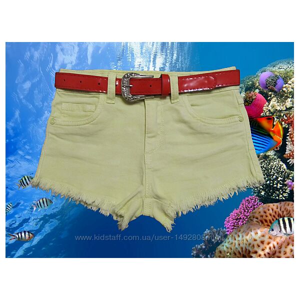 BluKids Denim Tropical джинсові шорти з бахромою 6-7/122 см