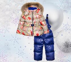 Gucci Зимний костюм/комбинезон с натуральным мехом Winter Flowers