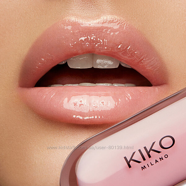 Lip volume блеск от фирмы kiko 01 tutu rose 