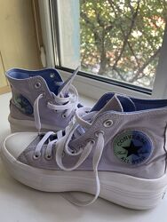 Converse кеди фіолетові оригінал