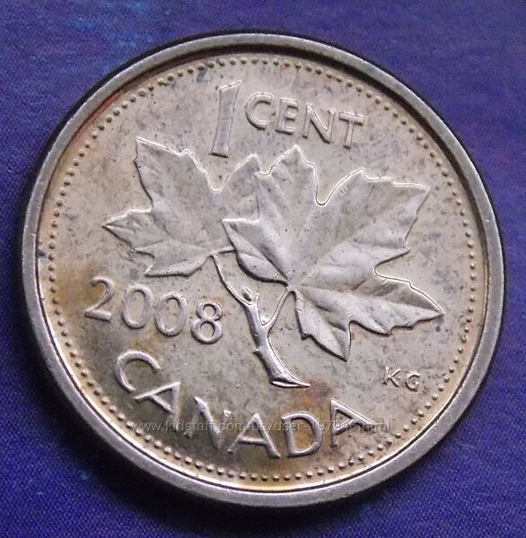 Монета Канады 1 цент