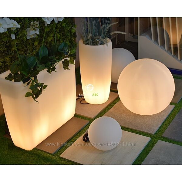 Декоративний садово-парковий світильник куля та куб Nowodvorski 
