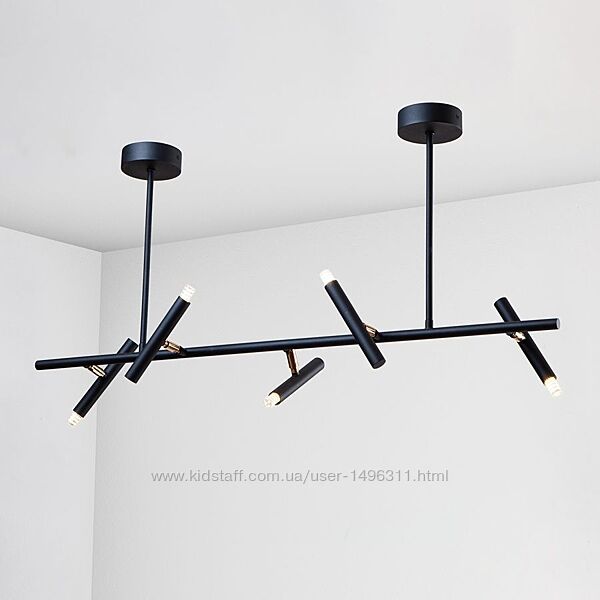 Світильники LOFT в асортименті підвіси павуки молекули led квадрат круг