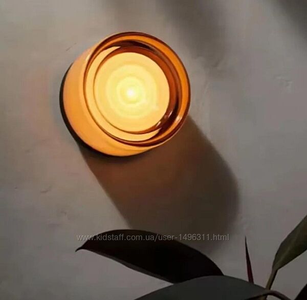 Настінні світильники бра три кольори білий сірий бурштиновий в наявності