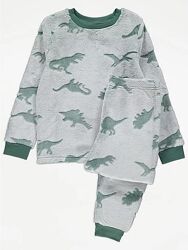 Піжама плюшева фліс для хлопчика динозавр 221111