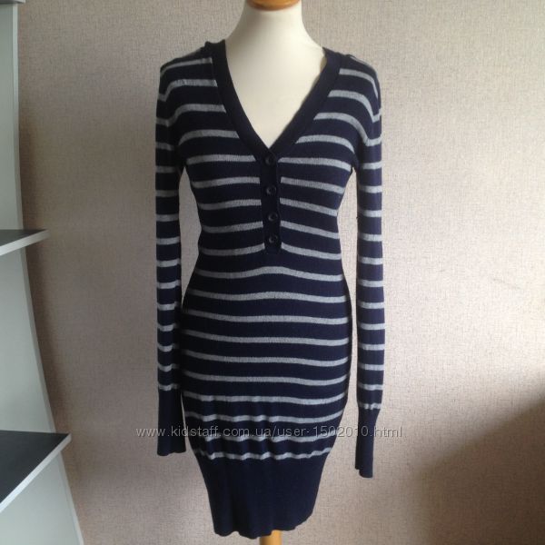  Платье Clockhouse тонкая машинная вязка, р. S-M