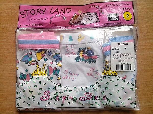 Детские трусики на девочку Story Land цена за 3 шт.