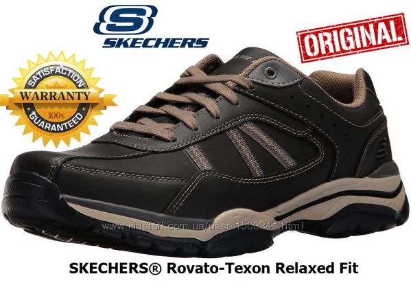 Кроссовки SKECHERS Rovato-Texon Relaxed Fit - original из USA - 65418