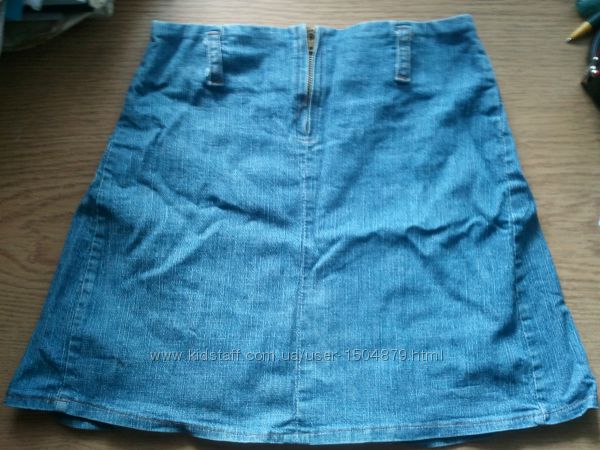 Джинсовая юбка на рост 128 - 140 см