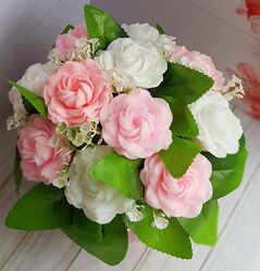 Мило ручна робота подарунки на день Матері Букет троянд в кашпо