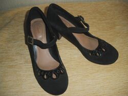 CLARKS Туфли Натуральная замша 38 UK5  24.4см