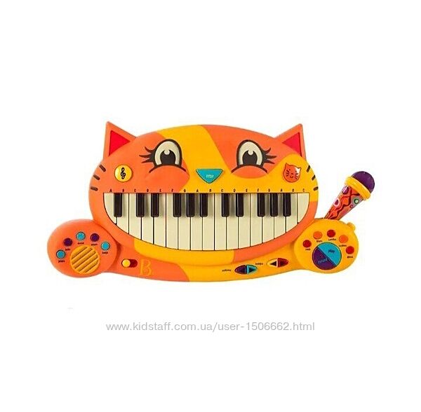 Интерактивная музыкальная мультифункциональная игрушка пианино Котофон Batt