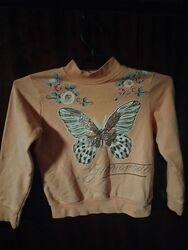  Свитшот , гольф , Narmini kids , Турция , для девочки , персиковый , 4/104