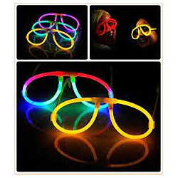Флуоресцентные очки Glow Stick Glasses LED, сияющие очки