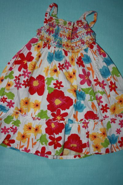Летние платья, сарафаны  на девочку от 1 года до 2лет р-80-92