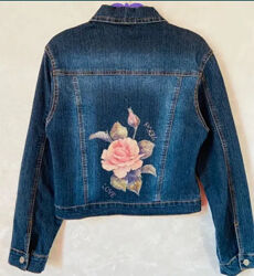 Джинсова куртка vintage Rose 36 size