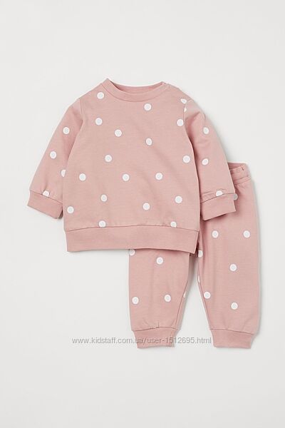 Нм набір костюм світшот штани, наборчик H&M
