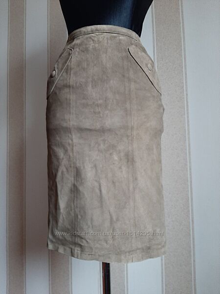 Юбка из натуральной замши осенняя, зимняя.