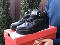 р.41, 42, 44 Мужские кроссовки Nike Air Force черные 