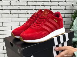 р.36, 38, 39, 41 Зимние женские кроссовки Adidas Iniki красные на меху 