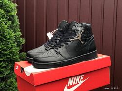 р.41-43  Кроссовки Nike Air Jordan 1 Retro High OG черные