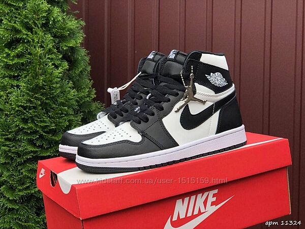 р. 43 Кроссовки Nike Air Jordan 1 Retro High OG черно/белые 