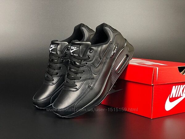 р.41, 44  Кроссовки Nike Air Max 90 черные