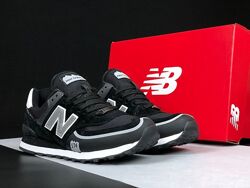 p. 41-45   New Balance 574 чорно/білі  KS 12173