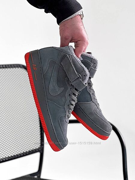p.41-44  Nike Air Force 1 High Silver Red