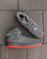 p.42  Nike Air Force 1 High Silver Red  NK110