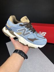 p.37-44  New Balance 9060 блакитно/коричневі  KS 12233