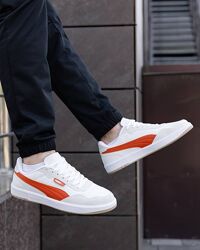 p.41  Puma Court Ultra Lite White Orange  PM014