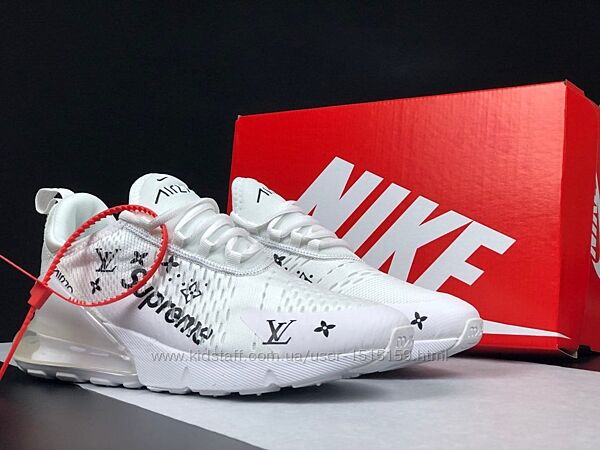 p.41-45   Nike Air Max 270 Supreme x LV білі