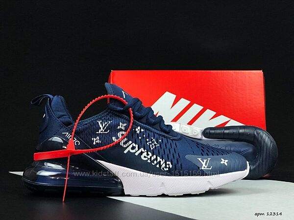 p.41-45   Nike Air Max 270 Supreme x LV сині  KS 12314
