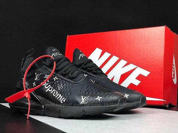 p.41-44   Nike Air Max 270 Supreme x LV чорні