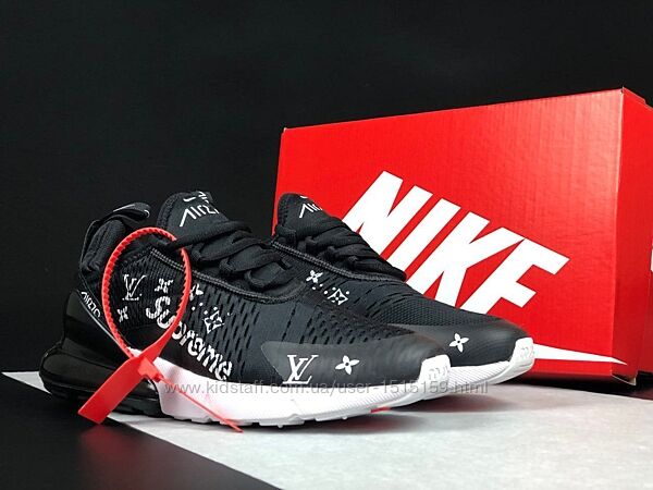 p.42-45    Nike Air Max 270 Supreme x LV чорно/білі  KS 12312
