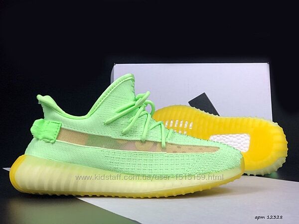 p.41-45   Steely Yeezy Boost 350 салатові  KS 12328