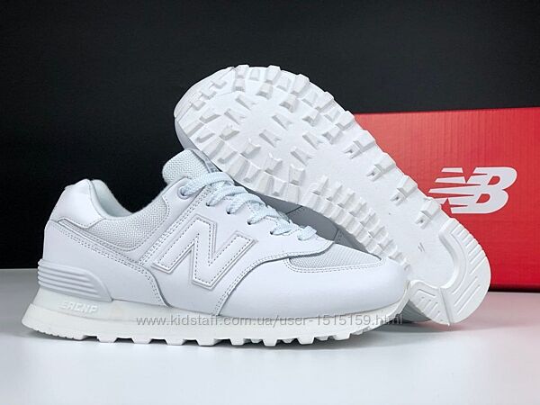 p.38-41  New Balance 574 білі  KS 12367
