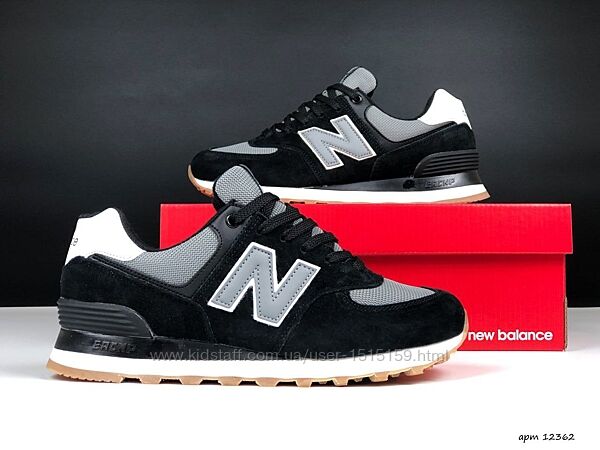 p.37-41  New Balance 574 чорно/сірі  KS 12362