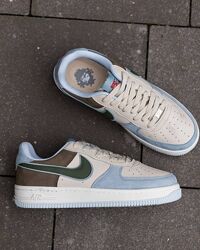 p.40-43   Nike Air Force White Blue Brown  NK176