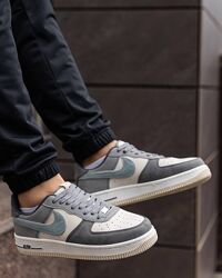p.40, 42  Nike Air Force Grey White  NK177