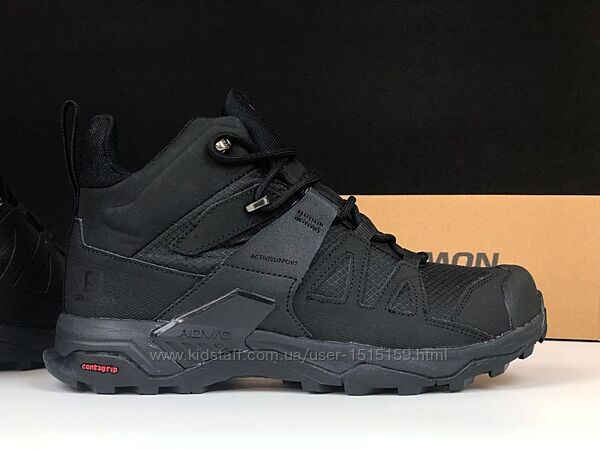 p.41, 44, 45   Salomon X Ultra 4 Mid GTX чорні термо  KS 12394