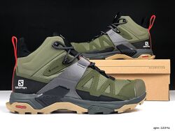 p.46  Salomon X Ultra 4 Mid GTX зелені термо  KS 12396