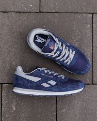 p.41-43   Reebok Classic Leather Blue Silver   RB007