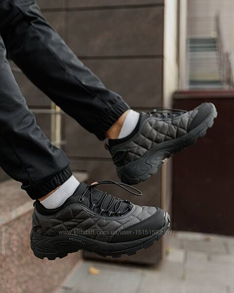 p.42, 45  Merrell Ice Cap Moc II Black Grey  MR012